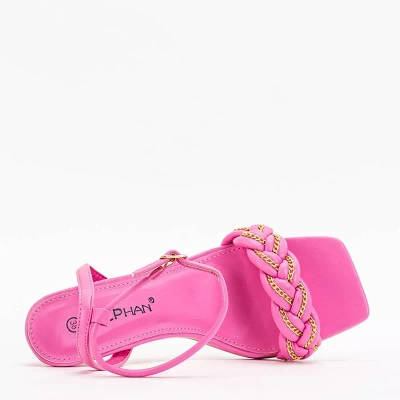OUTLET Sandales femme fuchsia sur stiletto Tenedi - Footwear