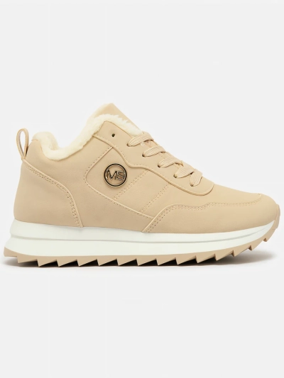 Royalfashion Chaussures de sport isolées pour femme Beige Lahho