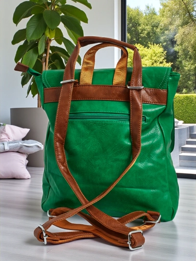 Royalfashion Sac à dos pour femmes en cuir écologique Klara