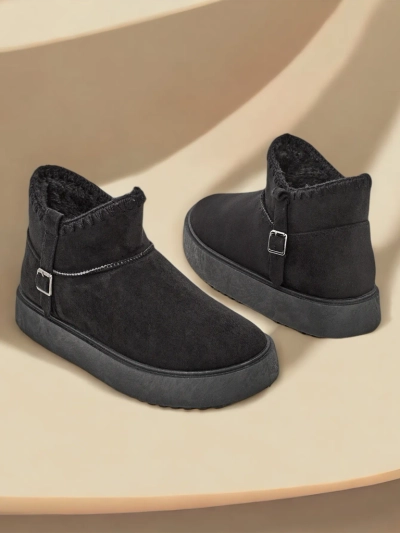 Royalfashion Bottines courtes pour femmes enneigées Ewioz