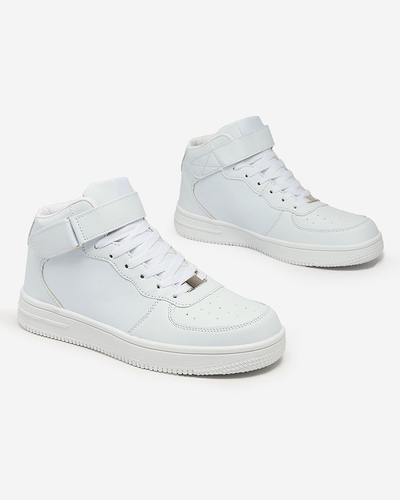 Royalfashion Sports Baskets montantes pour homme en blanc Detocci