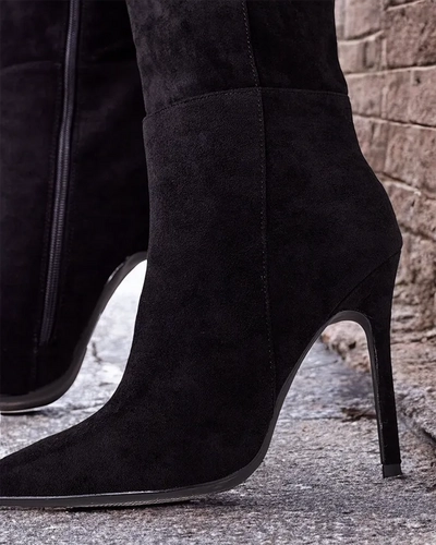 Royalfashion Bottes à talon aiguille pour femmes Aufi