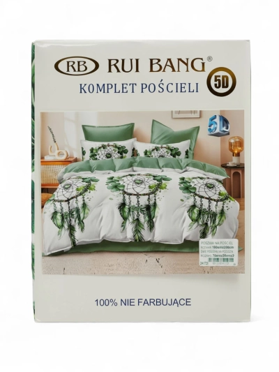 Royalfashion Ensemble de literie à motifs 180x200 3 PIÈCES