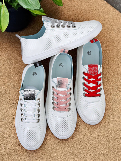Baskets en éco-cuir pour femmes Royalfashion PureWalk