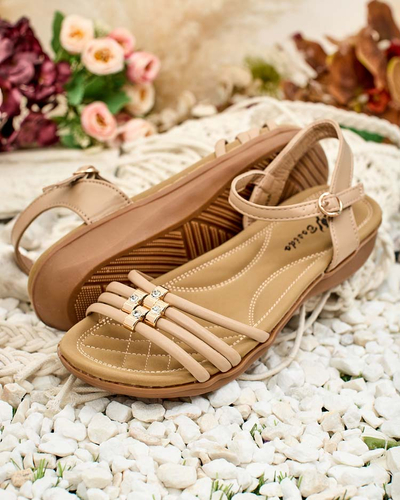 Royalfashion Sandales Sun Crusher pour femme décorées