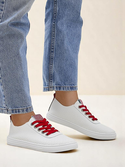 Baskets en éco-cuir pour femmes Royalfashion PureWalk