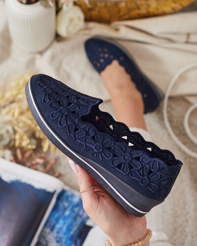 Royalfashion Demi-pointes à talon bas pour femme Dellio