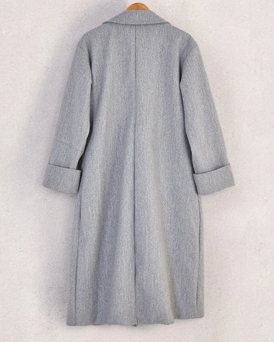 Royalfashion Manteau long pour femme