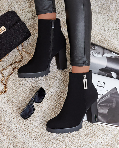 Royalfashion Bottes stiletto décorées Beroleda pour femme