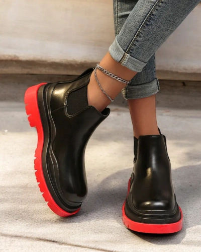 Royalfashion Bottes à enfiler pour femmes Derri