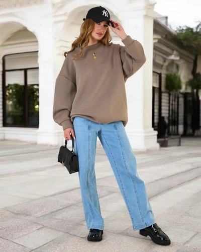 Royalfashion Sweat oversize pour femme