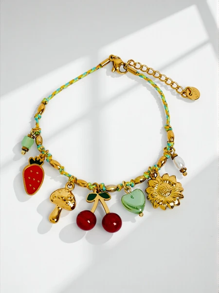 Bracelet Armonia Flora – breloques colorées dans le style dolce vita