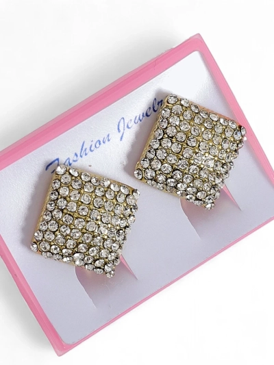 Royalfashion Boucles d'oreilles à clip pour femmes avec zircons