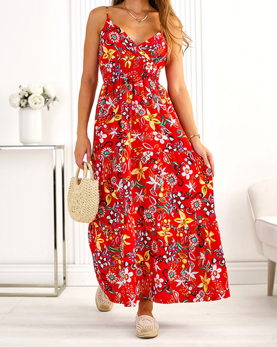 Royalfashion Robe midi en coton pour femme