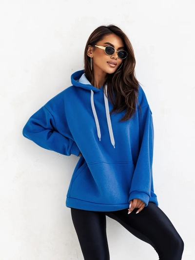 Royalfashion Sweat à capuche oversize pour femme