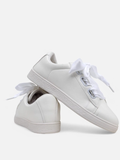 Baskets en éco-cuir pour femmes Royalfashion avec lacets décoratifs Etti