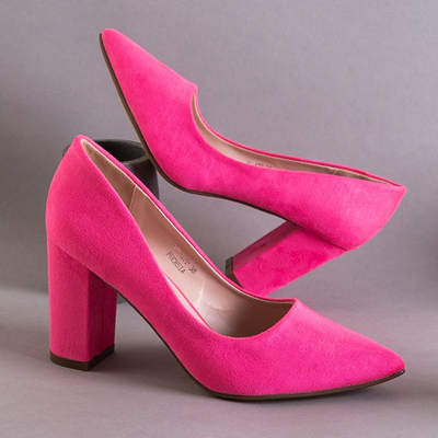 Escarpins rose fluo pour femmes à talon haut Madelina - Chaussures