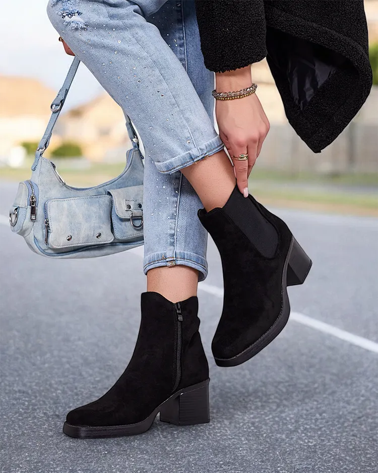 Royalfashion Bottes à talon aiguille Sonana pour femme