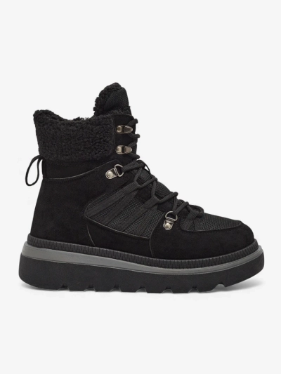 Bottines pour Femmes Aurora Noires en Cuir Élégantes pour l'Automne