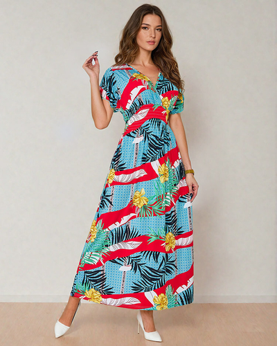 Royalfashion Robe midi imprimée pour femme