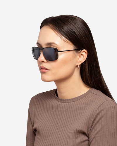 Royalfashion Lunettes de soleil avec monture noire