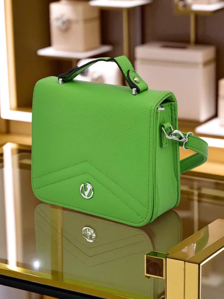 Royalfashion Petit sac à main pour femme en cuir écologique Vintage Moderno