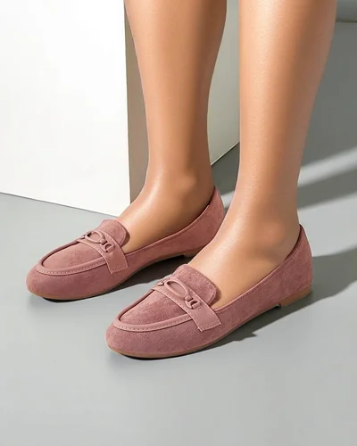 Mocassins en éco suède pour femmes Royalfashion Zammei
