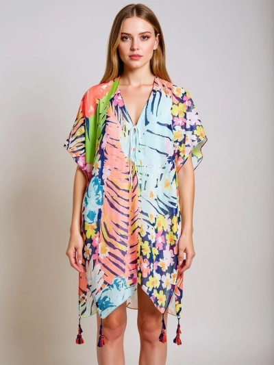 Robe Paréo Ariadne Multicolore Royalfashion – Style Bohème Estival