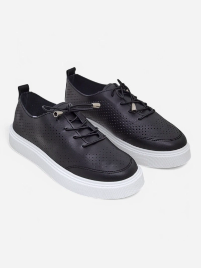 Royalfashion Chaussures de sport à lacets perforées pour femmes Vaned