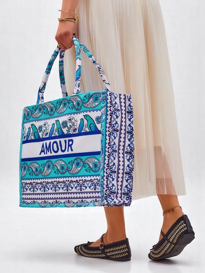 Royalfashion Sac en tissu Amour Vibes