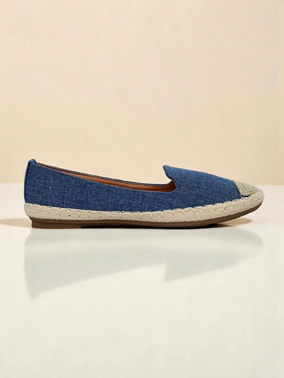 Espadrilles en daim écologique pour femmes Royalfashion Bombei