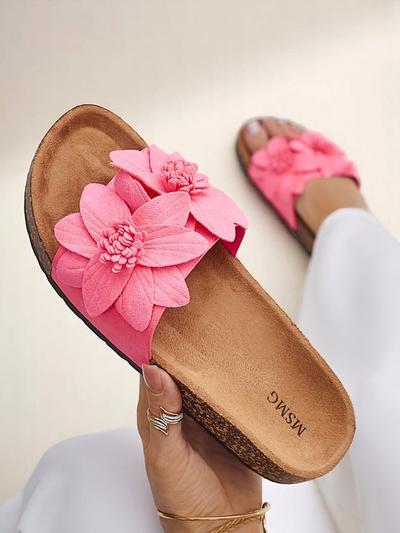 Sandales Royalfashion pour femmes avec fleurs Foules