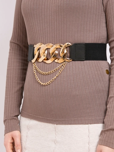 Large ceinture élastique pour femme