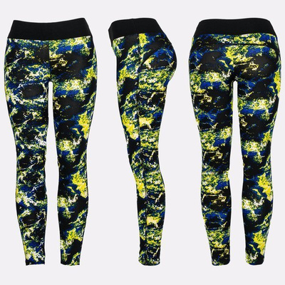 Leggings de sport à imprimé multicolore - Pantalon 1