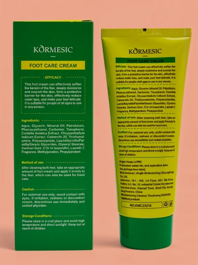 Crème pour les pieds Kormesic 100 g
