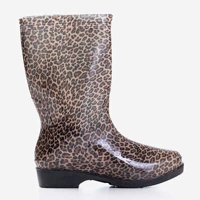 Bottes de pluie léopard pour femmes Leon - Footwear