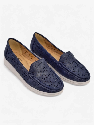 Mocassins perforés Royalfashion pour femmes Besset