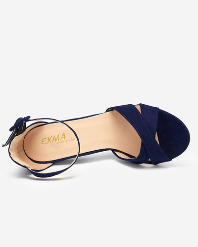 OUTLET Sandales femme bleu marine sur le poteau Lexyra - Footwear