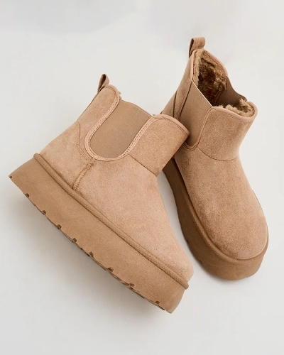 Royalfashion Bottes courtes Nomas a'la bottes de neige pour femmes