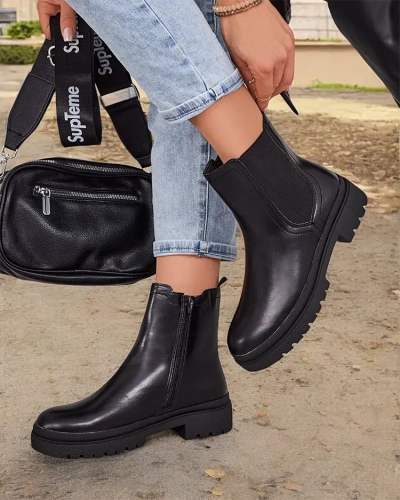 Royalfashion Bottes Dovivas en cuir eko pour femme