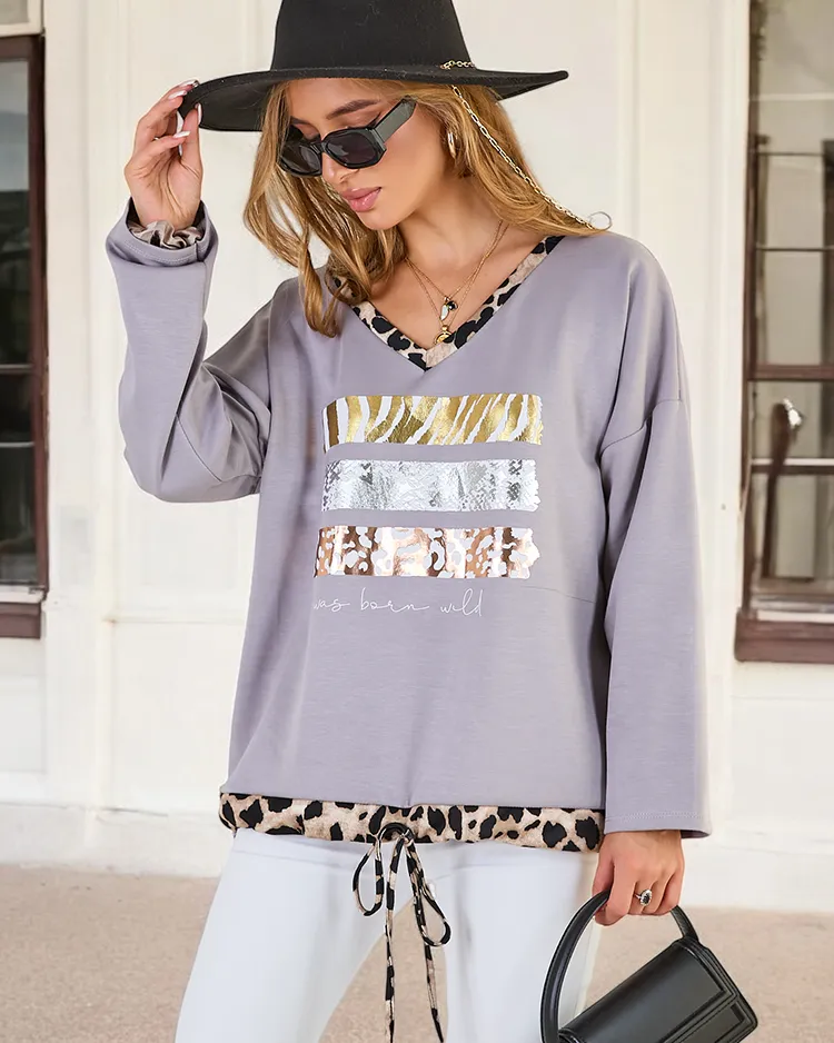 Royalfashion Chemisier imprimé pour femme