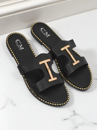 Royalfashion Sandales plates pour femmes Maya Louise
