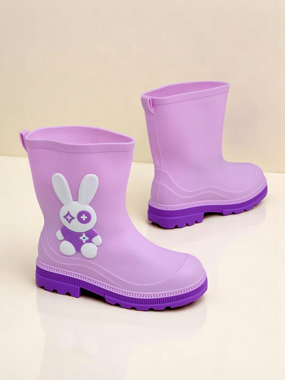 Royalfashion Bottes de pluie pour enfants avec lapin Bunny Splash
