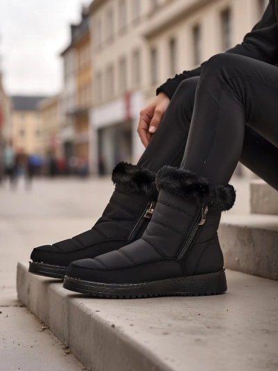 Royalfashion Bottes de neige pour femmes Fiego