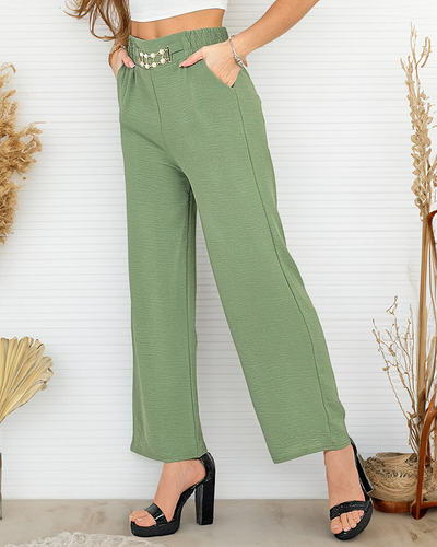 Royalfashion Pantalon large pour femme