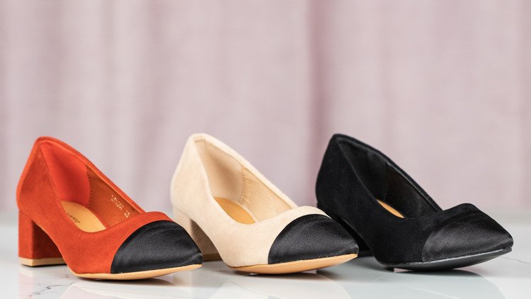 Escarpins noirs sur la tige basse Massikina - Chaussures 1