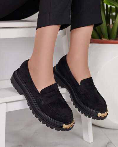 Royalfashion Mocassins en daim écologique pour femme Retillum