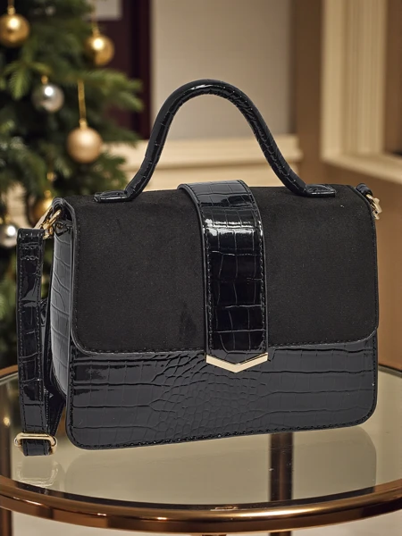 Petit sac à main pour femme en cuir écologique Tesic