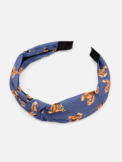 Royalfashion Serre-tête tressé à pois et oursons