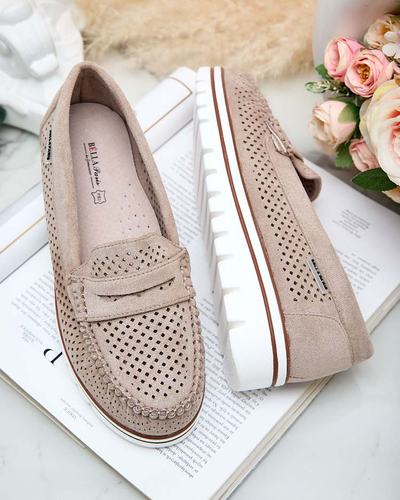 Royalfashion Mocassins ajourés pour femme Leteller